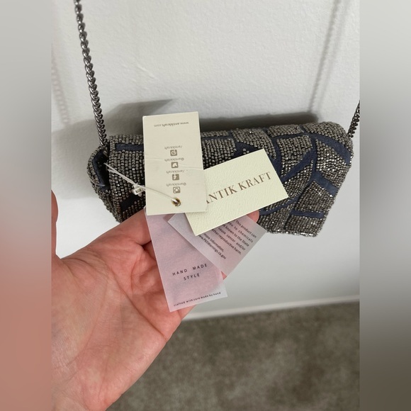 Buckle Antik Kraft Mini Bag Denim Jeans NWT - Picture 13 of 14